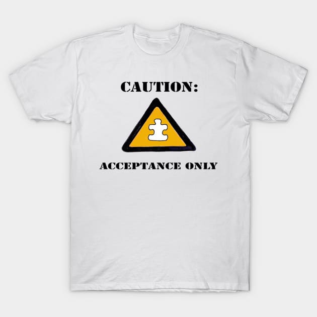 Acceptance only T-Shirt by worksofheart